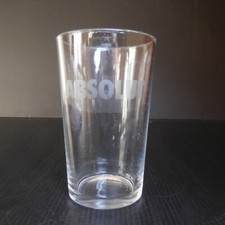 N9183 Verre blanc transparent Absolut Arcoroc France art déco table eau fruit