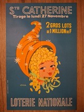 Affiche originale loterie - affiche,