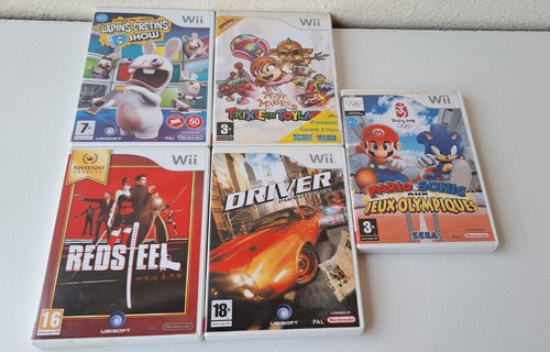 Lot jeux nintendo wii - de, /