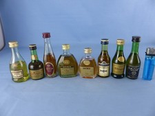 Lot de 8 mignonnettes COGNAC