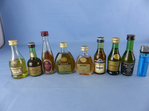 Lot mignonnettes cognac - 8,