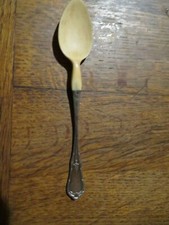 cuillère à bouillie manche en métal argenté  