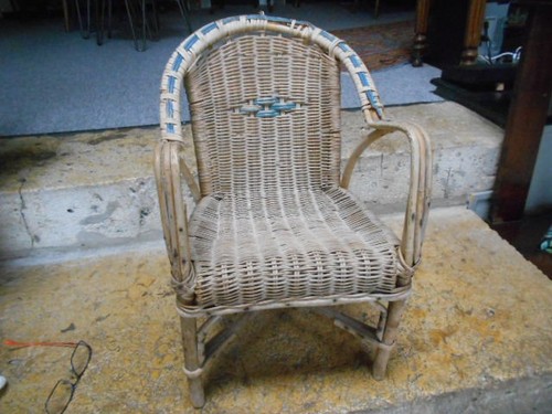Ancienne petite chaise enfant - chaise,