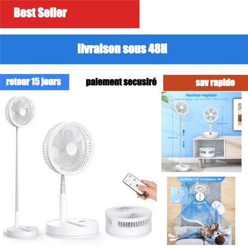 Ventilateur sur pied - sur, oscillant