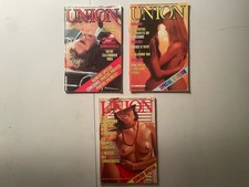 Lot 3 revues UNION Numéros Spéciaux 1983 – presse érotique vintage – bon état