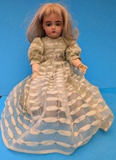 Poupée Allemande JDK  corps en peau cuir