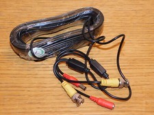 5M Cable coaxial professionnel connecteur BNC fiche alimentation DC CAMERA VIDEO