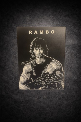 Tableau rambo film culte - tableau,