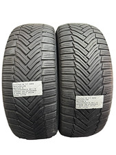 2 PNEUS D'OCCASION 215/55 R 17 98V MICHELIN HIVER M+S 5 MM DOT 3518 CAOUTCHOU...