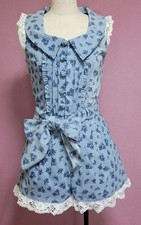 Rare robe culotte en denim