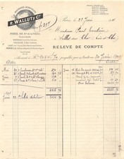 1901 MACHINES AGRICOLES R WALLUT A PARIS - M. TOUTAIN A CHABRIS