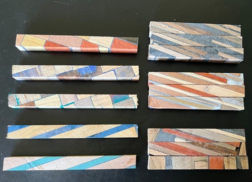 Lot carrelets bois - carrelets, hybrides