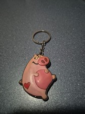 PORTE CLÉ PVC SOUPLE COCHON ANNÉ PERSONNAGE.