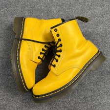 Yellow Doc Martens 1460