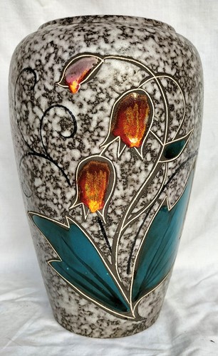 Grand vase émaillé décor - grand,
