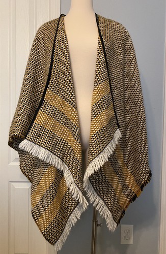 Maje poncho wool alpaca chunky - poncho,