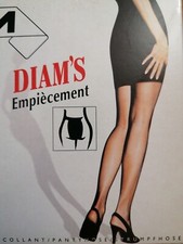 Collants DIAM'S avec empiècement bleu  marine 