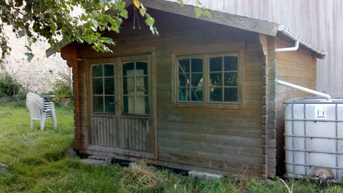 Abri jardin cabane bois - abri, de