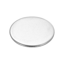 Plaque acier inox dia x - inox, 15/16"