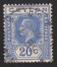 Timbre ceylan 1921 1927 - ceylan, 1921-1927