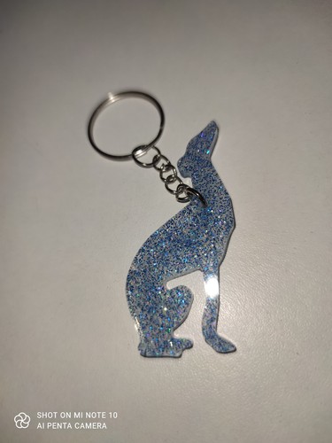 Porte clé lévrier whippet - porte,
