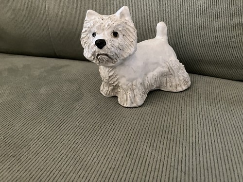 Westie swedish statue - swedish,