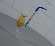 Pipe à liqueur en verre