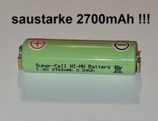 Batterie de Rechange -spezial- pour WELLA Contura HS40 HS41 Cheveux 1,2V 2700mAh