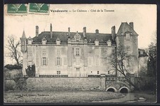 CPA Vendeuvre, Le Château, Côté de la Terrasse 