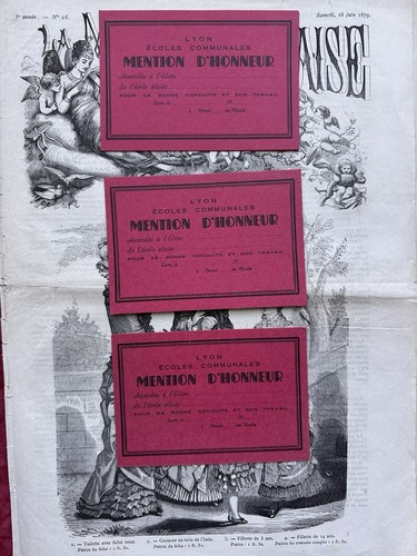 Cartes mention honneur - 3,