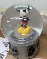 Disney Mickey Mouse Musical Waterball Snow Globe 