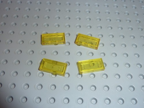 Lego tryellow tiles 1x2 - 4,