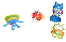 LOT 4 FIGURINES YO-KAI WATCH