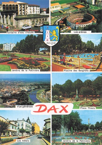 Dax fontaine eau chaude - dax, d
