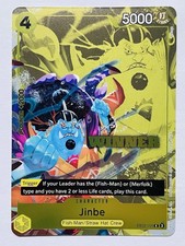 CARD ONE PIECE TCG - Jinbe EB02-055 Alternate TOURNAMENT WINNER NEAR MINT ENG