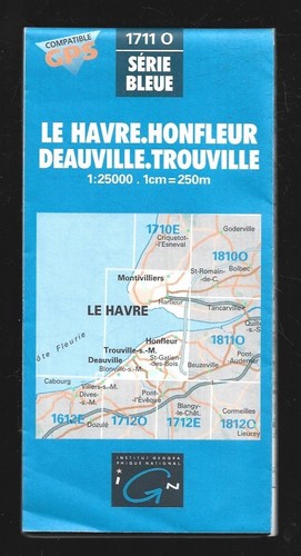 Carte ign serie bleue - serie,