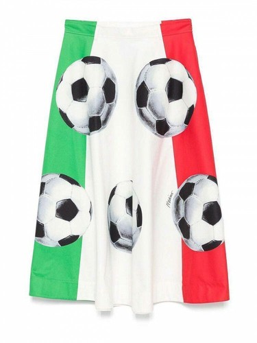 Moschino jupe midi coton - midi, en