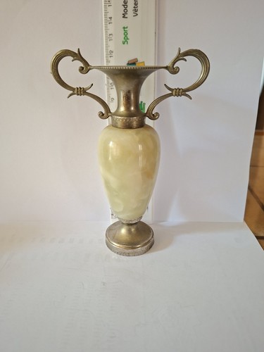 Vase amphore métal - vase, en