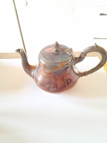 Théière plaqué argent - théière,