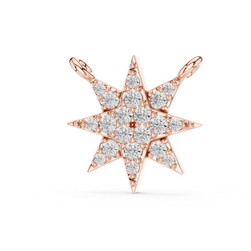 Pendentif étoile ronde
