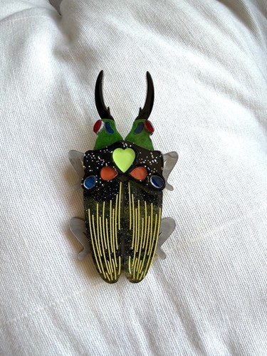 Broche insecte scarabée