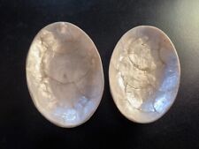 2 Coupelles Ovale Vide Poche En Nacre Coquillages
