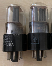 1 LOT DE 2 TUBES 6SL7GT - VT-229 - JAN - SYLVANIA - USA - NOS