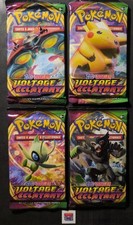 Artset 4 Boosters Pokémon Voltage Éclatant EB4 Epée Et Bouclier FR NEUF SCELLÉ 