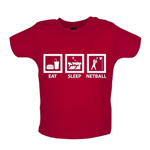 Eat sleep netball bébé - eat,