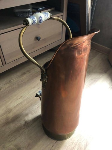Porte parapluie cuivre seau - cuivre,