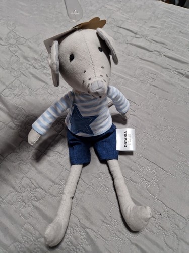Doudou peluche souris grise - doudou,