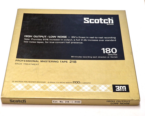 Scotch 180 metal reel audio - scotch,