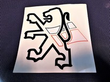 1 AUTOCOLLANT ORIGINAL DE RESERVOIR POUR MOTOS DE COLECTION " PEUGEOT XP 50 "