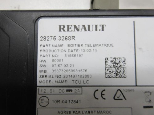 Gps renault zoe - renault, 259150869r
